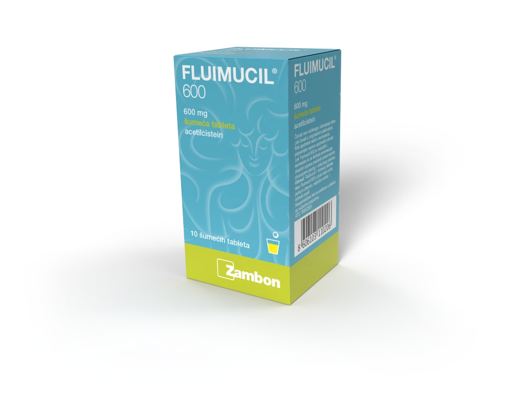 Bonifar Fluimucil 600 šumeća tableta OTC