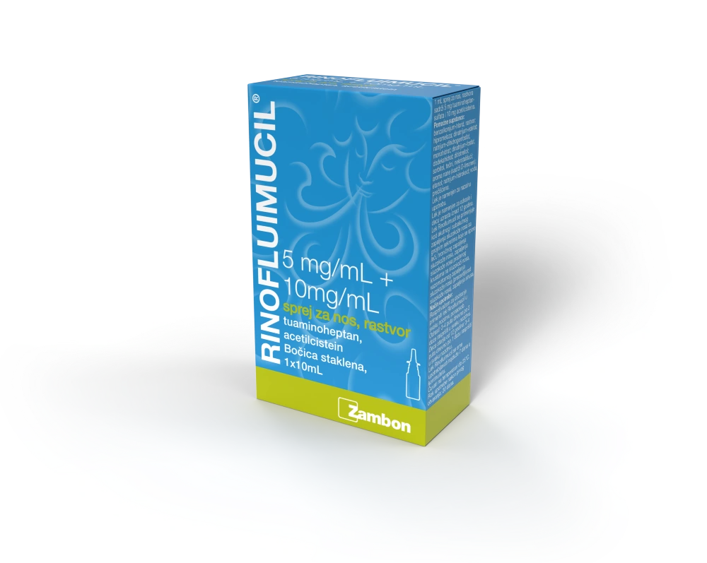 Bonifar Rinofluimucil 5mg sprej za nos OTC